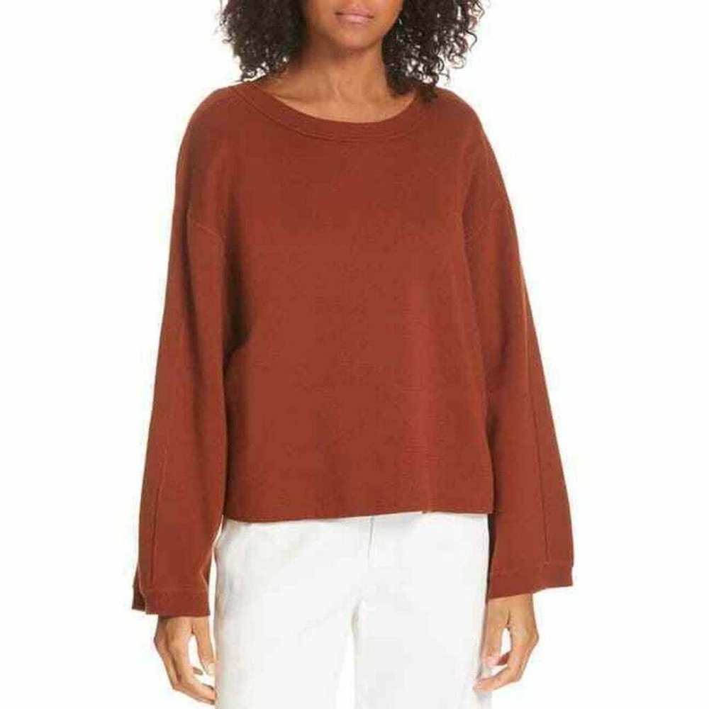 Vince Long Sleeve Crop Sweater Medium